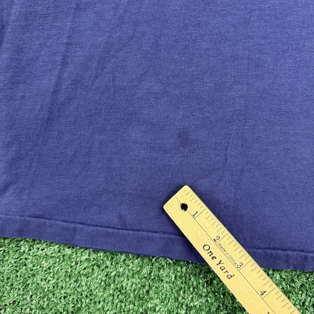 Polo Ralph Lauren Men's Short Sleeve Graphic T-Shirt 2XL Blue Embroidered Denim